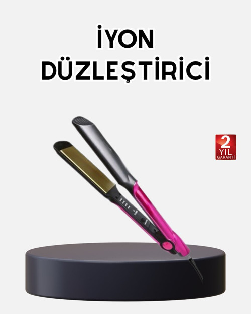 İyonik Saç Düzleştirici – 220°C Isıya Kadar Çıkan LED Göstergeli ve Eşit - MZUIRG7004-9