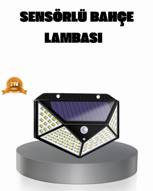 Solar Güçlü 100 LED Bahçe Lambası – Enerji Tasarruflu Suya Dayanıklı ve Gen - MZUIRG3101-8