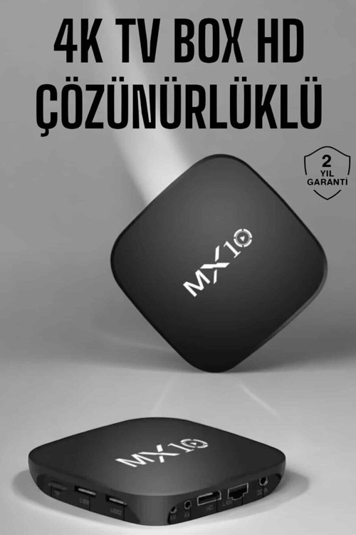 TV Box HD Çözünürlüklü 4 Çekirdekli 8 GB Dahili Hafıza Android Uyumlu - MZUIRG3135-7534