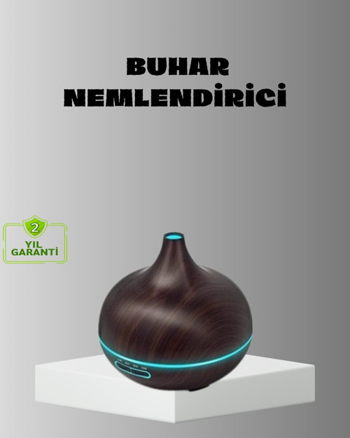 Aromaterapi Difüzörü 550 ml Ultrasonik Nemlendirici Otomatik Kapanma Özellikli - MZUIRG4080-705