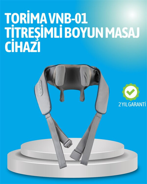 VNB-01 Titreşimli Boyun Masaj Aleti Gri Renk - MZUIRG2438-8150