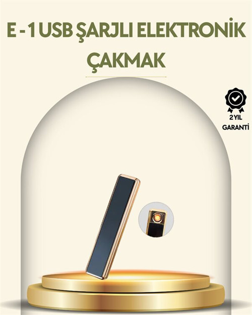 USB Şarjlı Alevsiz Elektronik Çakmak – Rüzgara Dayanıklı Gazsız Güvenli Ku - MZUIRG8233-6