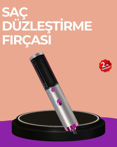 Hacim Veren ve Saç Elektriklenmesini Önleyen Sıcak Hava Fırçası - MZUIRG6964-8723