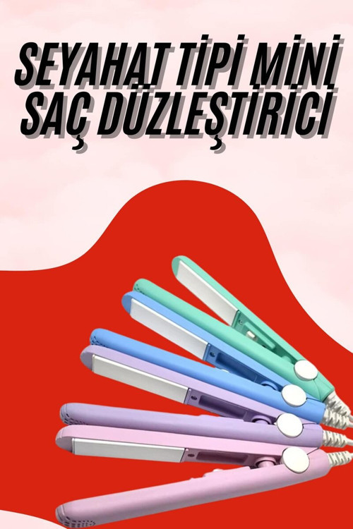 Seyahat Tipi Taşınabilir Saç Düzleştirici Saç Şekillendirici Yüksek Isı Aya - MZUIRG5058-6