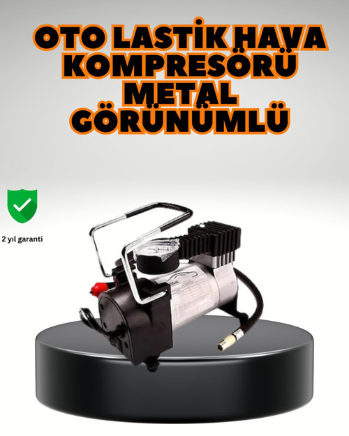 Metal Gövde Lastik Şişirme Kompresörü SUV 4x4 Uyumlu - MZUIRG4018-4445