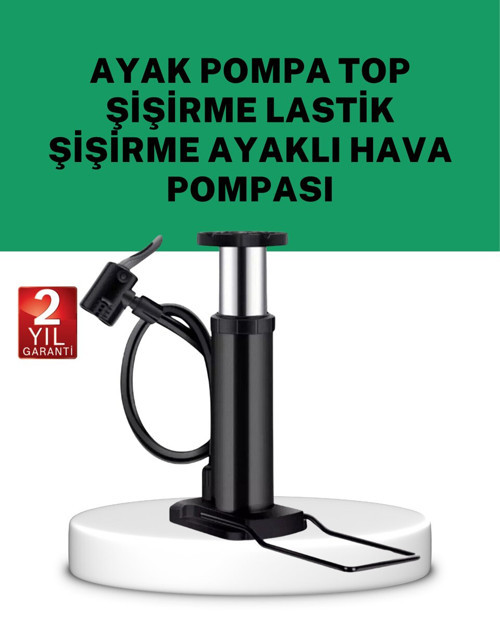 Çok Amaçlı Ayak Pompası Dayanıklı Pratik Hava Pompası - MZUIRG6220-5710