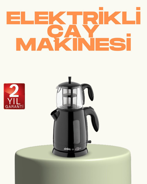 Susuz Çalışma Emniyetli Sinbo Elektrikli Çay Makinesi - MZUIRG4905-6138