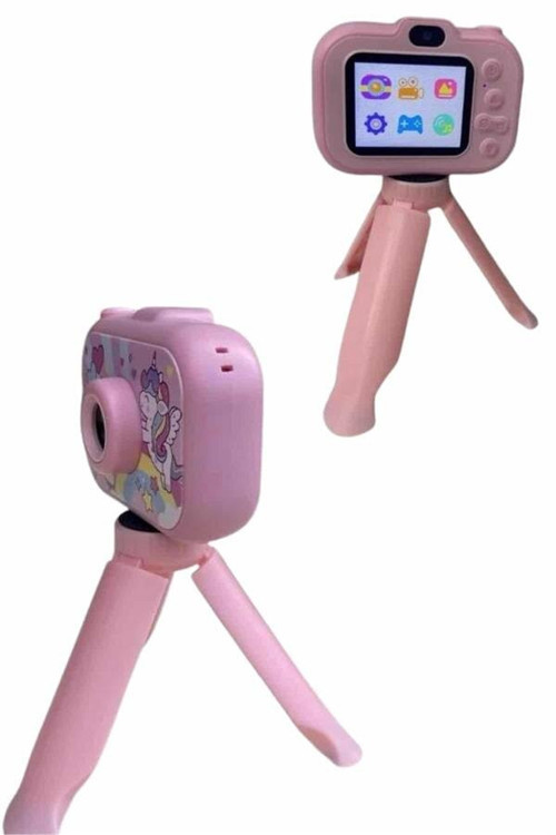 Çocuk Için Eğitici Video Kamera Ayaklı Mini Fotoğraf Makinesi - MZUIRG8401-7113