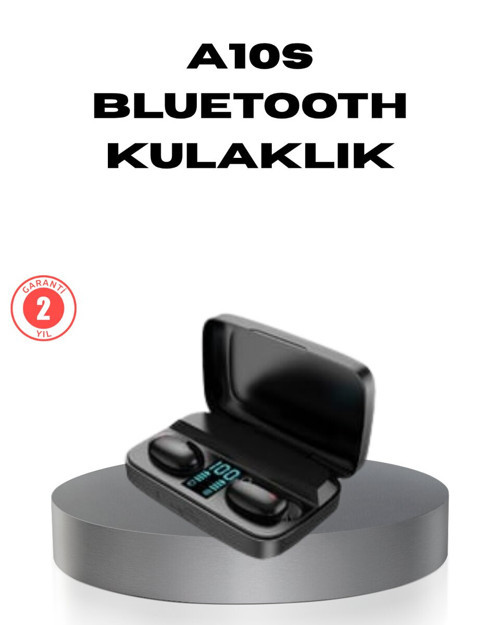 A10s TWS Bluetooth 5.0 Kulaklık – Powerbank’li Şarj Kutusu Dokunmatik Kontrol - MZUIRG8303-2