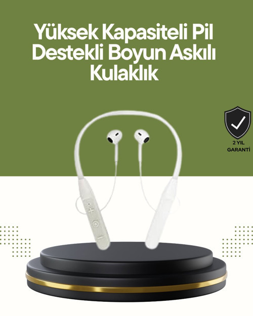 Spor ve Günlük Kullanım İçin 100 Saatlik Kablosuz Kulaklık - MZUIRG8624-2447