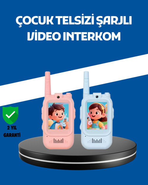 Çocuklar İçin Video Görüşmeli Walkie Talkie Uzun Mesafe İletişim - MZUIRG9294-4513