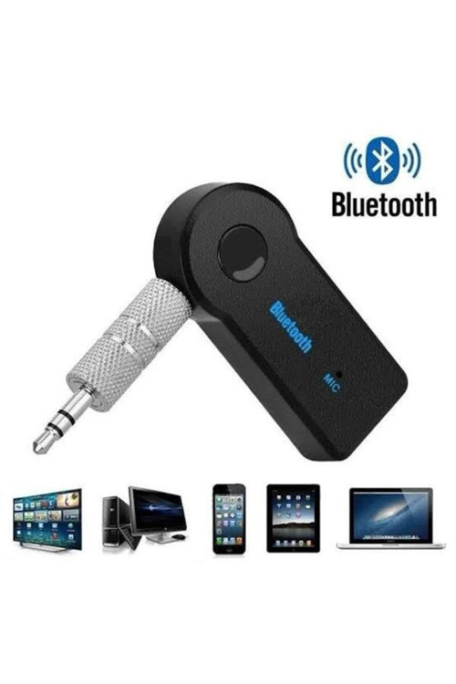 Yeni Nesil Bluetooth Aux Araç Kiti Siyah TV Tablet Telefon Araç Araba - MZUIRG8071-2255