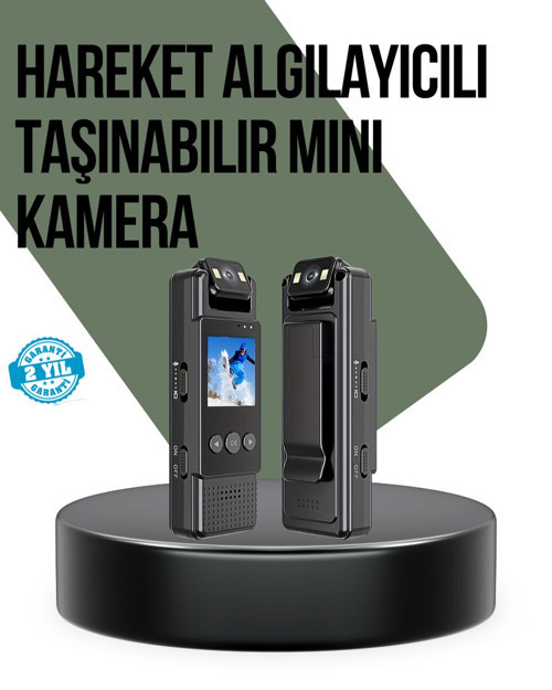 Gece Görüşlü Döngüsel Kayıt Destekli Mini Kamera - MZUIRG5976-4057