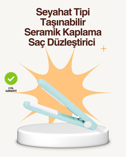 Seramik Kaplamalı Saç Hasarını Azaltan Kısa Saçlara Uygun Bukle Maşası - MZUIRG6237-4175