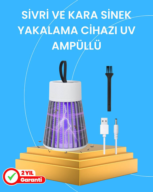 Çocuk ve Evcil Hayvan Dostu Sivrisinek Yakalama Lambası - MZUIRG2667-9704