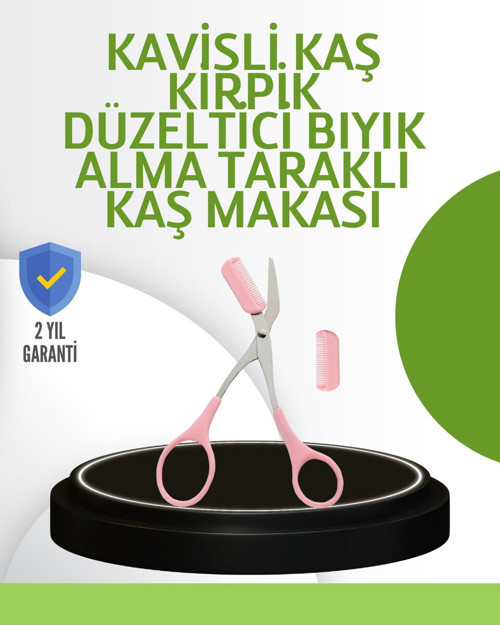 Taşınabilir Kaş ve Kirpik Düzenleme Makası – Ergonomik Tasarım - MZUIRG1048-1484