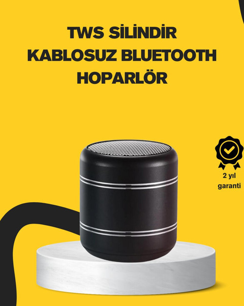 Mini Alüminyum Bluetooth Hoparlör Yüksek Bas Performansı - MZUIRG2353-4691