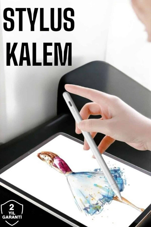 Tablet Kalemi Stylus Pen Dokunmatik Kalem Android Ve İOS Uyumlu Şarjlı - MZUIRG6891-1346