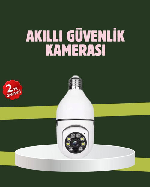 Yüksek Çözünürlüklü Kablosuz Akıllı Güvenlik Kamerası - MZUIRG7804-6508