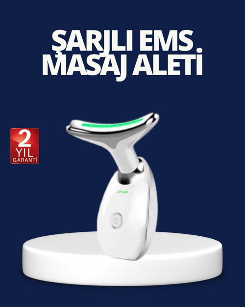 Yüz ve Boyun Sıkılaştırıcı Cilt Bakım Cihazı | EMS Mikro Akım & Kırışı - MZUIRG6307-3