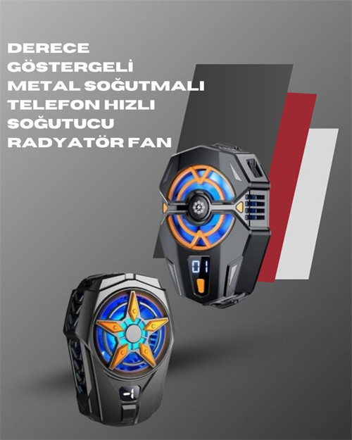 Ergonomik Telefon Soğutucu – 2 Hız Ayarı Hafif ve Taşınabilir - MZUIRG5604-6892