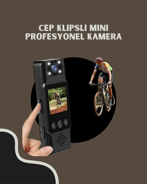 WiFi Özellikli Taşınabilir Kamera – 1.3” TFT Ekran 3MP Fotoğraf 128GB Kart D - MZUIRG7102-2