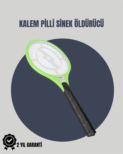 Taşınabilir Elektronik Sinek Swatter – Kimyasal İçermeyen Ergonomik Tasarım - MZUIRG3161-454