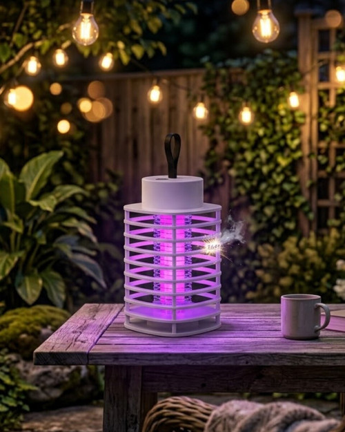 Akıllı Elektrikli Böcek Öldürücü Lamba UV Mor Işık Sessiz Gece Kullanımı - MZUIRG8692-8
