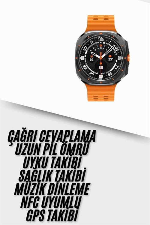 Yeni Nesil Çağrı Cevaplayabilen 47 MM Titreşimli Çok Fonksiyonlu Akıllı Saat - MZUIRG7274-56