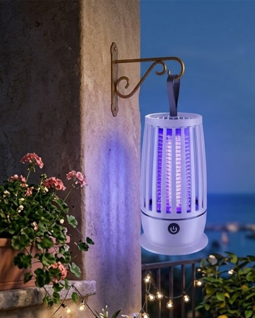 UV Işıklı Elektrikli Böcek Öldürücü Lamba Gece Lambalı Sessiz ve Güvenli K - MZUIRG8229-7