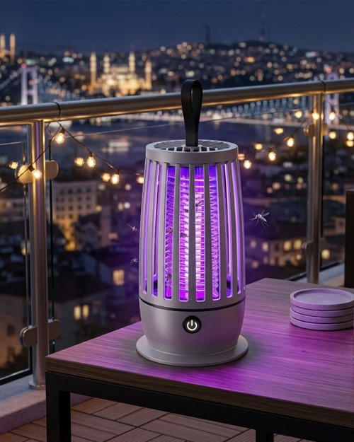 Elektrikli Sivrisinek Öldürücü Lamba UV Işıklı Sessiz Çalışma Geniş Etki - MZUIRG7652-2