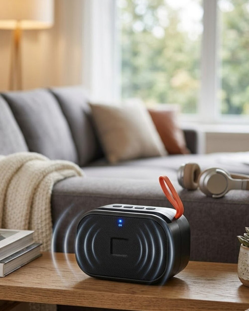 Taşınabilir Kablosuz Bluetooth Hoparlör USB TF Kart Destekli Ses Sistemi - MZUIRG1423-4590