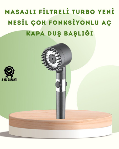 Banyo İçin Filtreli Duş Başlığı Pratik Kullanım - MZUIRG7578-6539