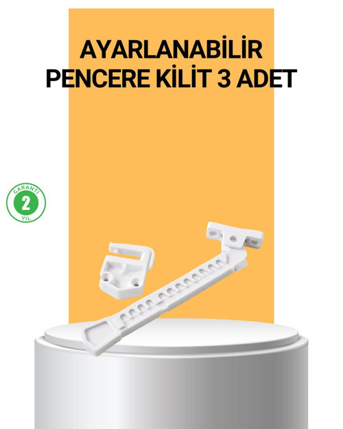 Pencere Cam Emniyet Kilidi Açılma Sınırlayıcı Set - MZUIRG6690-8996