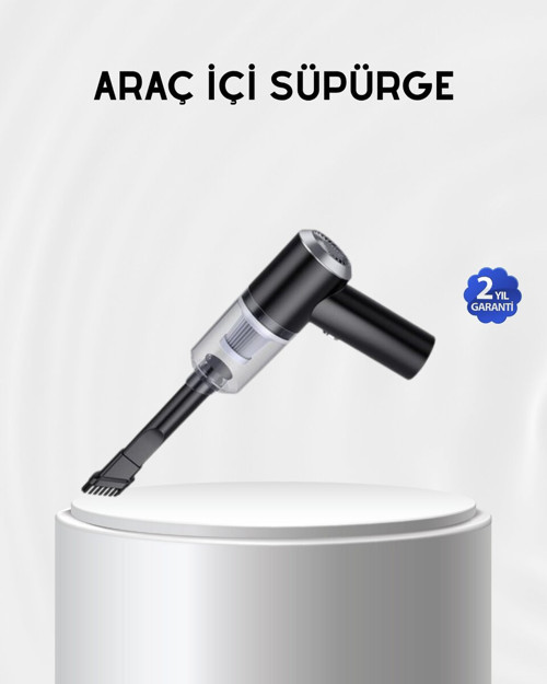 Kablosuz El Süpürgesi – Araç İçi Temizlik İçin 5500PA Güçlü Emiş USB Ş - MZUIRG2512-8