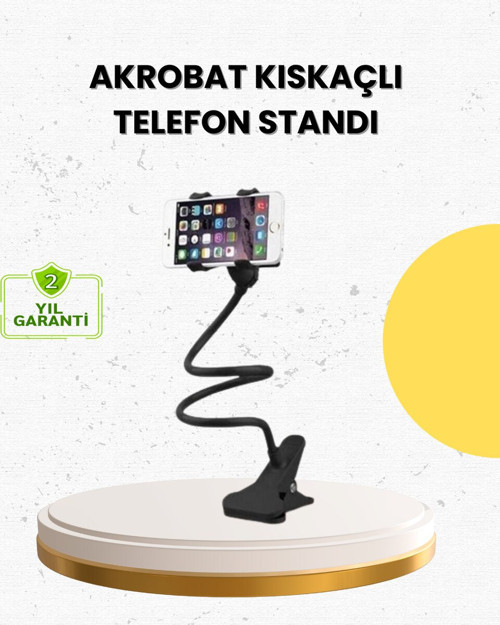 Masa ve Araç İçi Kullanıma Uygun Akrobat Telefon Tutucu - MZUIRG6097-8238