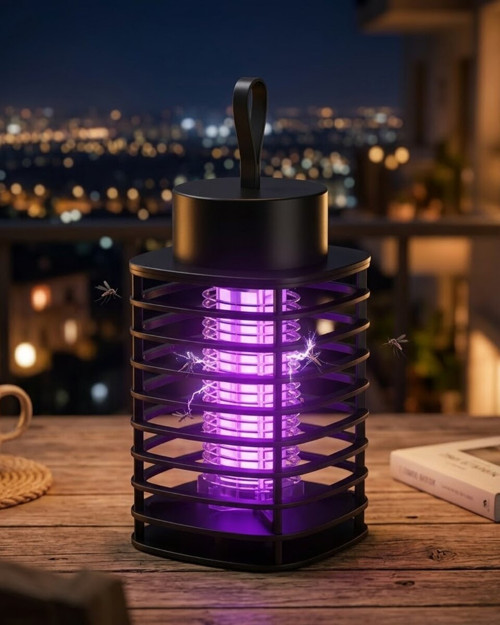 Akıllı Sivrisinek Öldürücü Lamba Güçlü UV Işık ve Elektrik Çarpma Teknol - MZUIRG1480-3