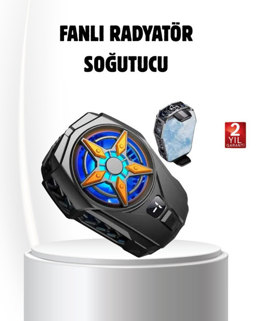 Oyun Telefonu Soğutucu Fan – Sessiz ve Kompakt Mobil Soğutma Cihazı - MZUIRG6168-9638