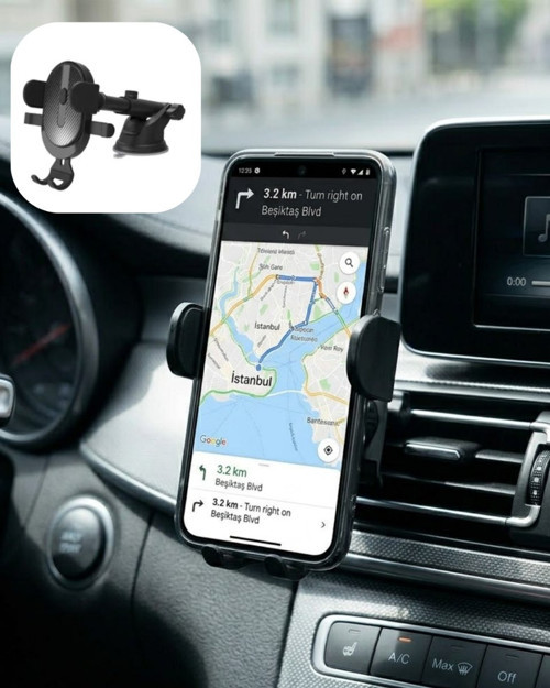 Araç Konsol Telefon Tutucu Ayarlanabilir Telefon Standı - MZUIRG6062-3985