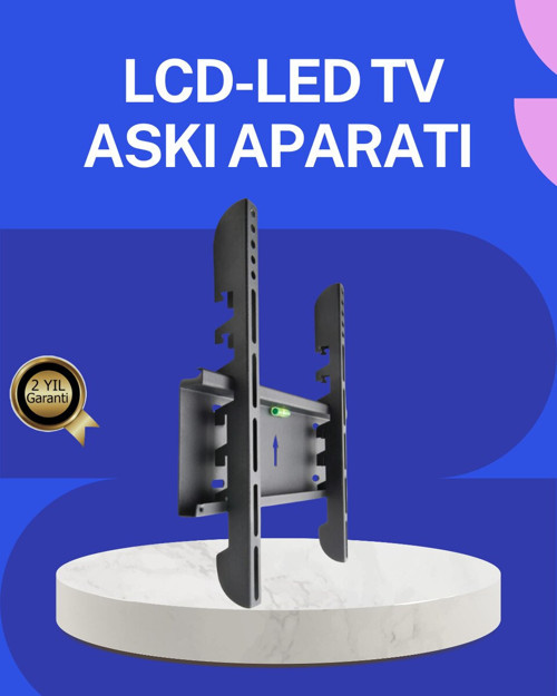 32” LED TV Askı Aparatı Güçlü Taşıma Kapasitesi 2 Yıl Garantili - MZUIRG3974-8618
