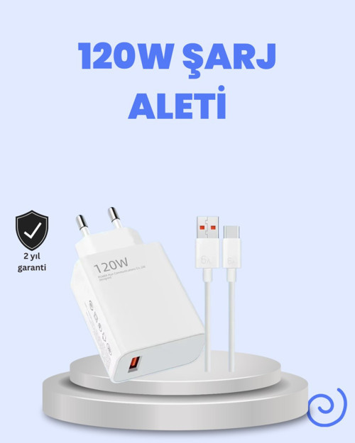 120 Watt Turbo Şarj Cihazı Redmi Note 10 11 12 Uyumlu - MZUIRG1640-7066