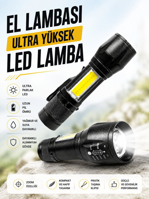 HS-41 EL LAMBASI Ultra Yüksek Led Lamba - MZUIRG2196-5907