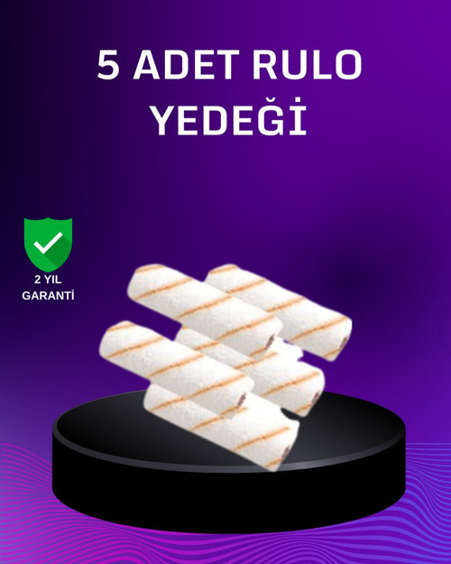 5’li Mini Rulo Boya Seti Duvar Tavan Emülsiyon Uygulama - MZUIRG5953-5245