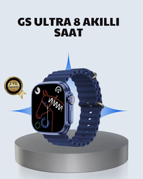 Akıllı Saat Ultra 2.05 IPS Ekran Bluetooth Aramalı Spor Modlu - MZUIRG6478-3726