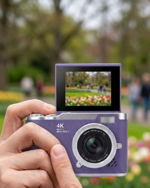 48 MP Dijital Fotoğraf Makinesi 4K Video Flip Ekranlı Kompakt - MZUIRG3564-2680