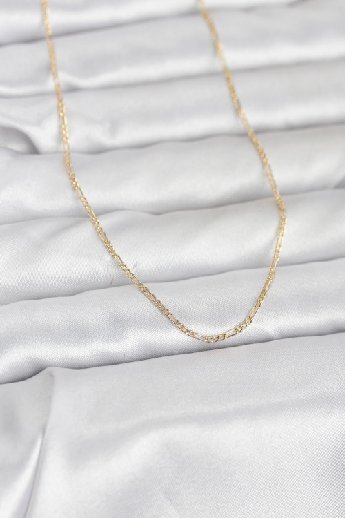 CM 14K Gold Renk 60 cm Zincirli Kadın Kolye 5886 - MZUIRG4682-4716