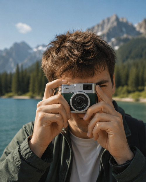1080P HD Mini Dijital Kamera IPS Ekranlı Taşınabilir Fotoğraf Makinesi - MZUIRG9119-2031