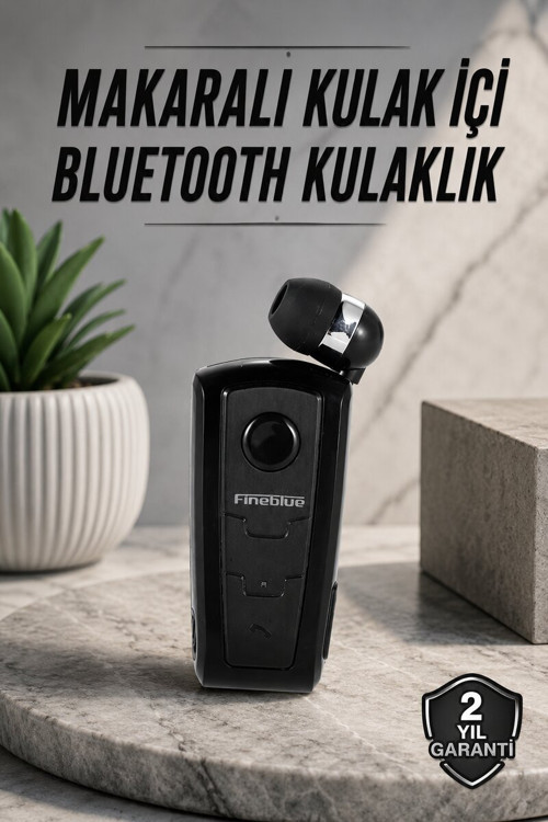 Tüm Telefonlara Uyumlu Mikrofonlu Titreşimli Makaralı Bluetooth Kulakiçi Kulakl? - MZUIRG4105-8