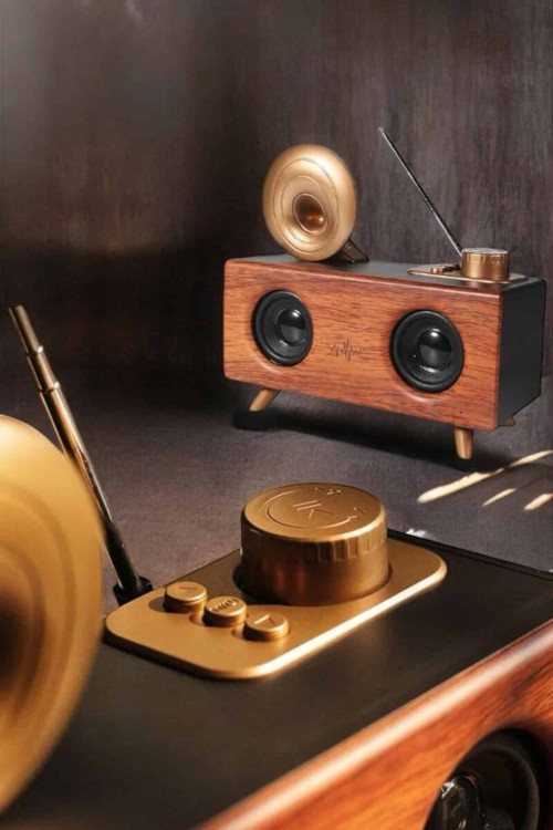 Nostaljik Görünümlü Bluetooth Bağlantılı Speaker - MZUIRG2188-5418
