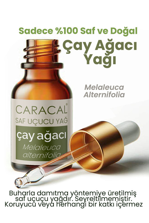 %100 Saf Çay Ağacı Yağı Doğal Çay Ağacı Uçucu Yağı 10 ml Tea Tree Oil